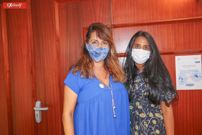 Muriel Gault et Dévi Chanemougame, du Service Communication de la CMAR Muriel Gault et Dévi Chanemougame, du Service Communication de la CMAR