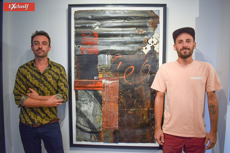 Allias et Repy devant une oeuvre commune...