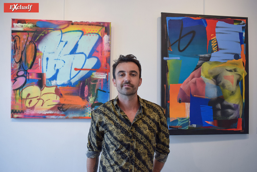 Allias, devant ses oeuvres, il reste dans l'île jusqu'au 23 février Allias, devant ses oeuvres, il reste dans l'île jusqu'au 23 février