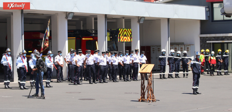 SDIS: Frédéric Léguillier nouveau commandant, médaille d'argent pour les pompiers