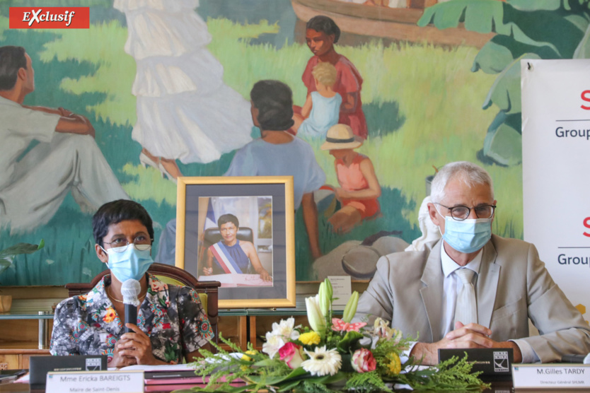 Saint-Denis: réhabilitation des quartiers Calebassiers et Ruisseau avec la SHLMR Saint-Denis: réhabilitation des quartiers Calebassiers et Ruisseau avec la SHLMR