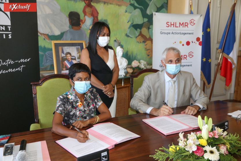 Saint-Denis: réhabilitation des quartiers Calebassiers et Ruisseau avec la SHLMR Saint-Denis: réhabilitation des quartiers Calebassiers et Ruisseau avec la SHLMR