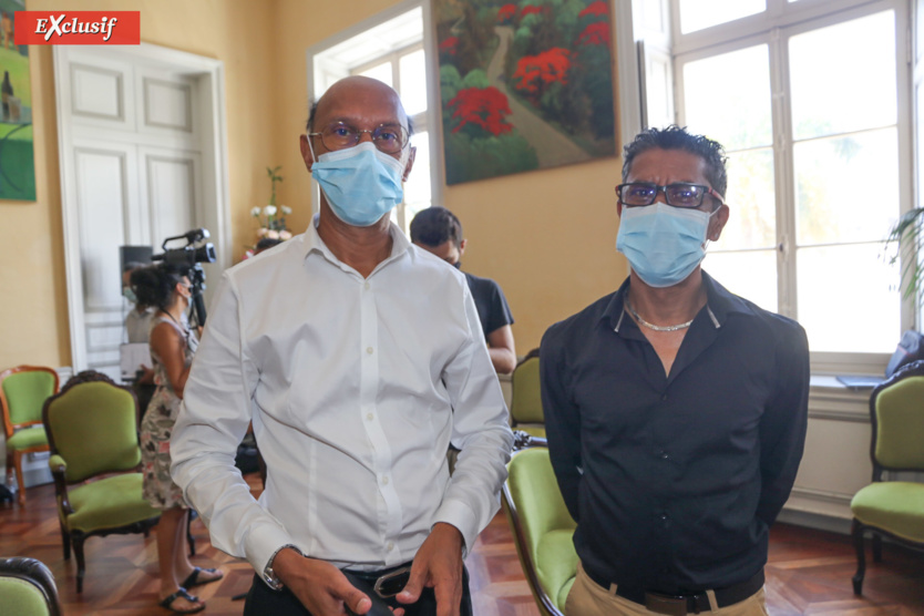 Erick Fontaine et Guillaume Kichenama, élu de secteur Vauban