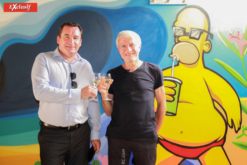 Pascal Turonnet, directeur général du groupe Exsel, et Christian Bertetto