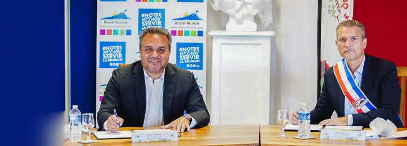 Plan de Relance régional: convention pour 45 millions d'euros signée avec Saint-Philippe Plan de Relance régional: convention pour 45 millions d'euros signée avec Saint-Philippe