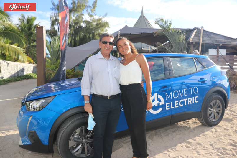 Aziz Patel, d'Exclusif Réunion, et Alice Lemoigne
