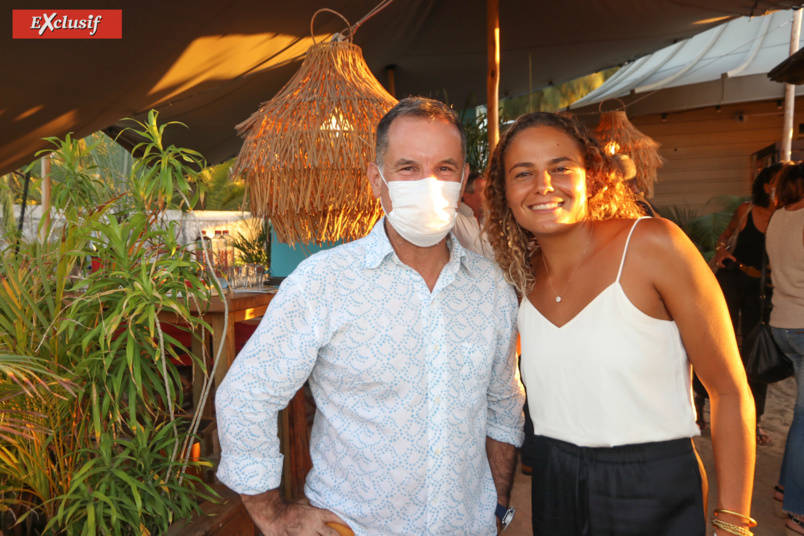 Yvan Mainix, directeur général de Fibres Réunion, et Alice Lemoigne