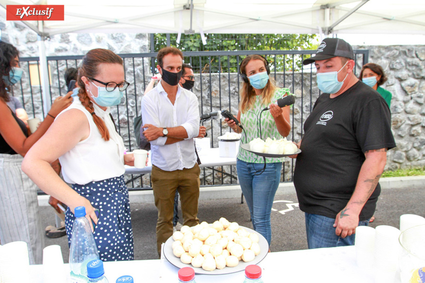 Lancement de Mozza Run, une mozarella péï, à Trois Bassins