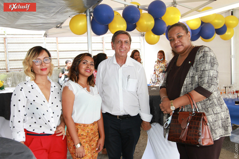 Farah Gossard, Tiffany Payet, Aziz Patel, et Yolande Razanamalala Farah Gossard, Tiffany Payet, Aziz Patel, et Yolande Razanamalala