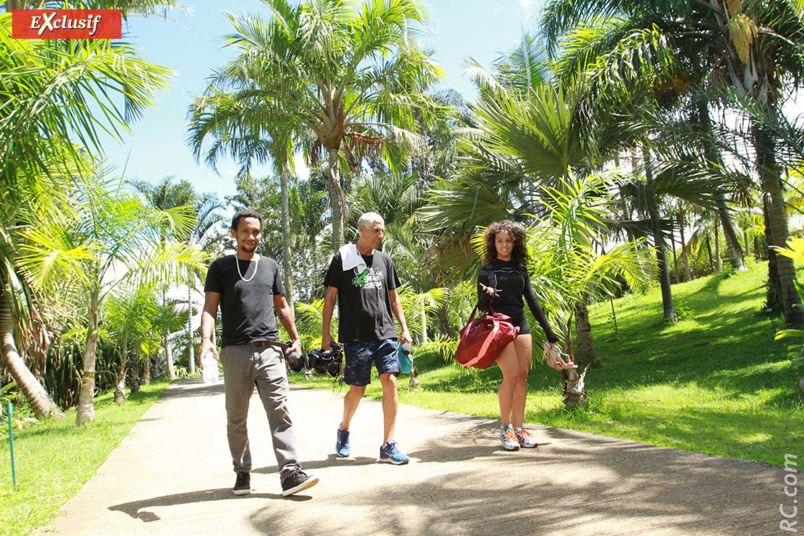 Un cadre agréable pour le tournage de OTV, le Parc des Palmiers du Tampon Un cadre agréable pour le tournage de OTV, le Parc des Palmiers du Tampon