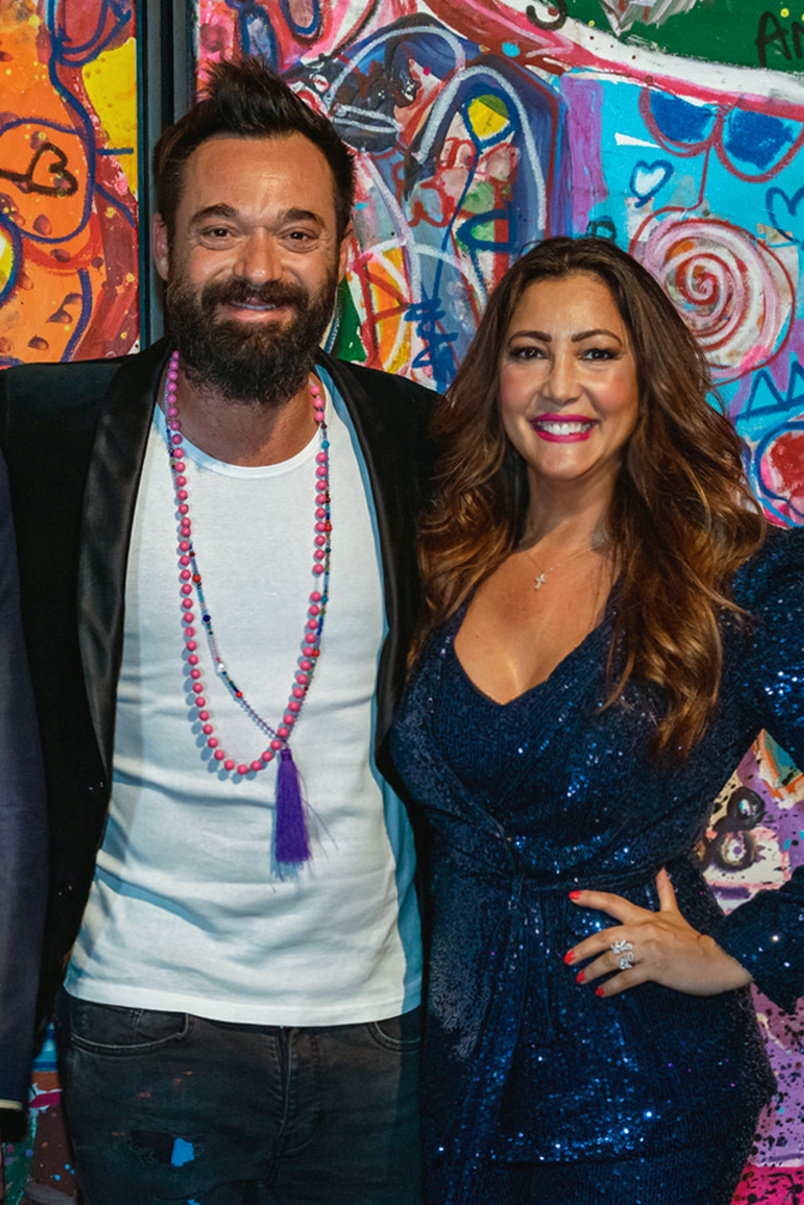 Sacha Jafri et Maria Bravo, philanthrope et fondatrice de Global Gift Foundation