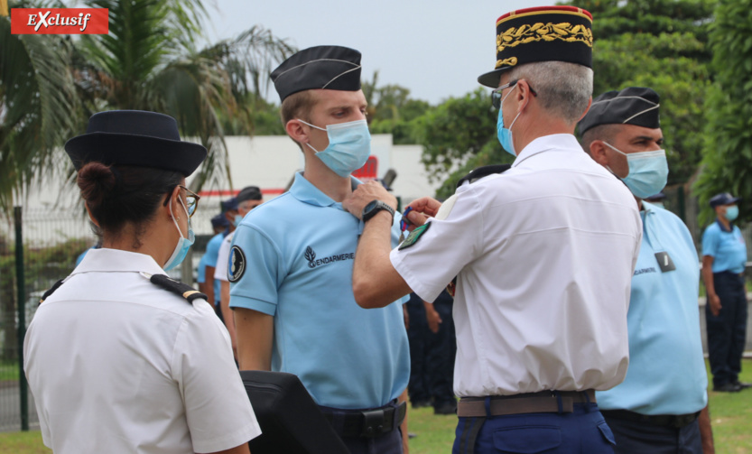 Gendarmerie Nationale: remise d'insignes et de brevets