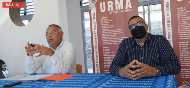 Bernard Picardo, et Haroun Gany, vice-président de la CMAR Bernard Picardo, et Haroun Gany, vice-président de la CMAR