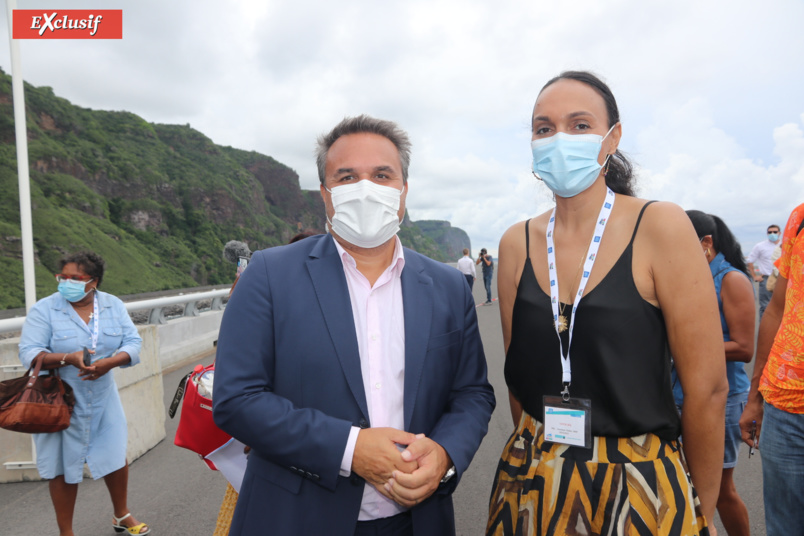 Didier Robert et Valérie Landry, directrice de cabinet de la Mairie de La Possession Didier Robert et Valérie Landry, directrice de cabinet de la Mairie de La Possession