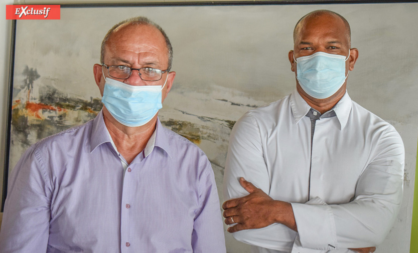 Jean-Emile Fontaine et Philippe Agésidame Jean-Emile Fontaine et Philippe Agésidame