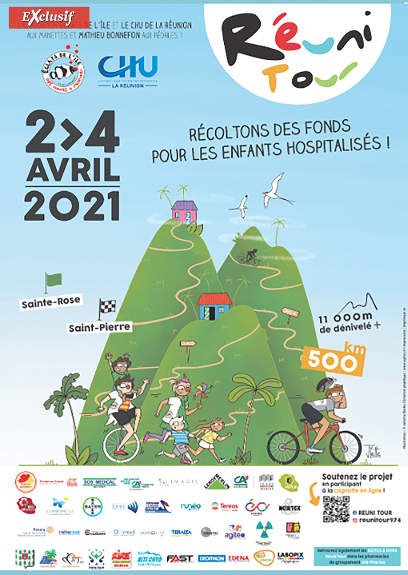 Le Réuni Tour de Mathieu Bonnefon: un défi de 500 km à vélo pendant 3 jours