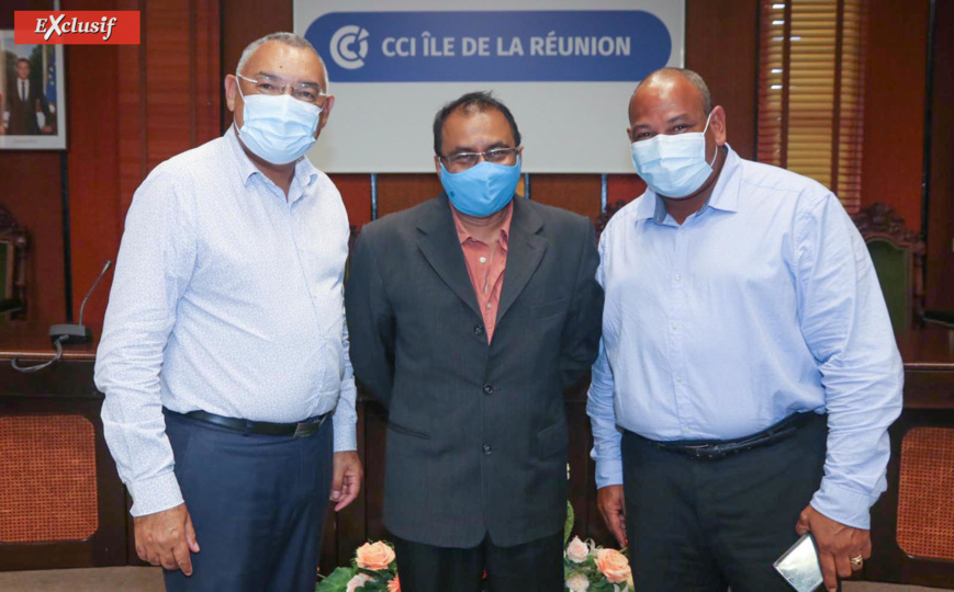 Bernard Picardo, Ibrahim Patel et Didier Mazeau Bernard Picardo, Ibrahim Patel et Didier Mazeau