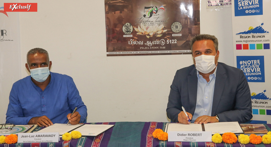 La Région et la Fédération Tamoule signent une convention d'intentions La Région et la Fédération Tamoule signent une convention d'intentions