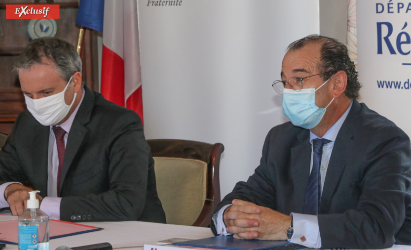 Joaquin Cester (à droite), directeur régional des Finances Publiques Joaquin Cester (à droite), directeur régional des Finances Publiques