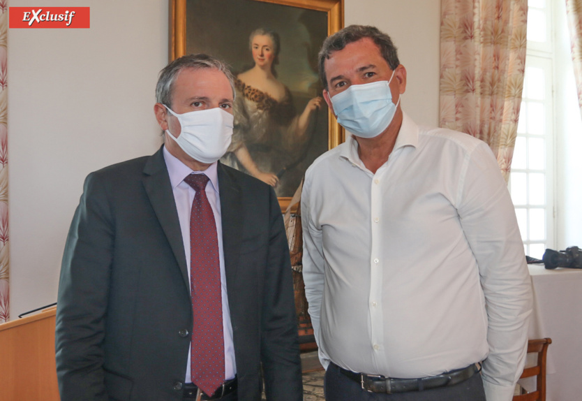 Jacques Billant et Daniel Gonthier, vice-président du Département, qui a suivi de près le dossier Jacques Billant et Daniel Gonthier, vice-président du Département, qui a suivi de près le dossier