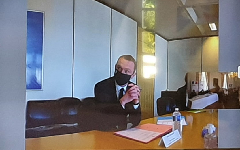 Olivier Dussopt, Ministre délégué chargé des comptes publics, en visio-conférence Olivier Dussopt, Ministre délégué chargé des comptes publics, en visio-conférence