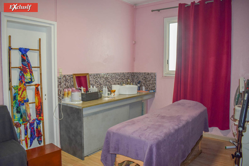 L'une des deux salles de massage de l'institut L'une des deux salles de massage de l'institut