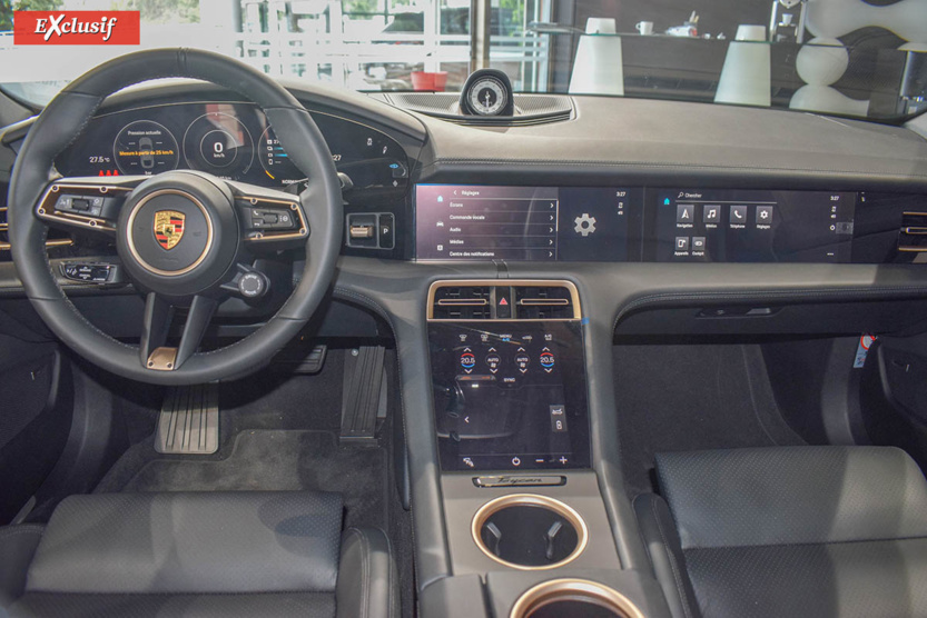 L'intérieur du Taycan L'intérieur du Taycan