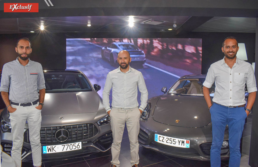 Yassine Bangui, co-gérant, Mustapha Ouddi, commercial, et Hassen Bangui, co-gérant Yassine Bangui, co-gérant, Mustapha Ouddi, commercial, et Hassen Bangui, co-gérant