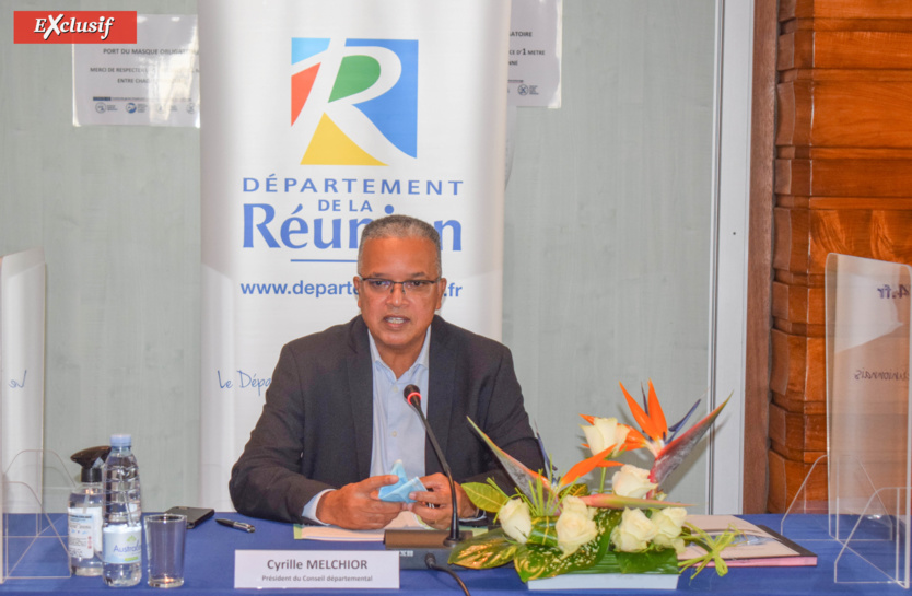 Cyrille Melchior, président du Département Cyrille Melchior, président du Département