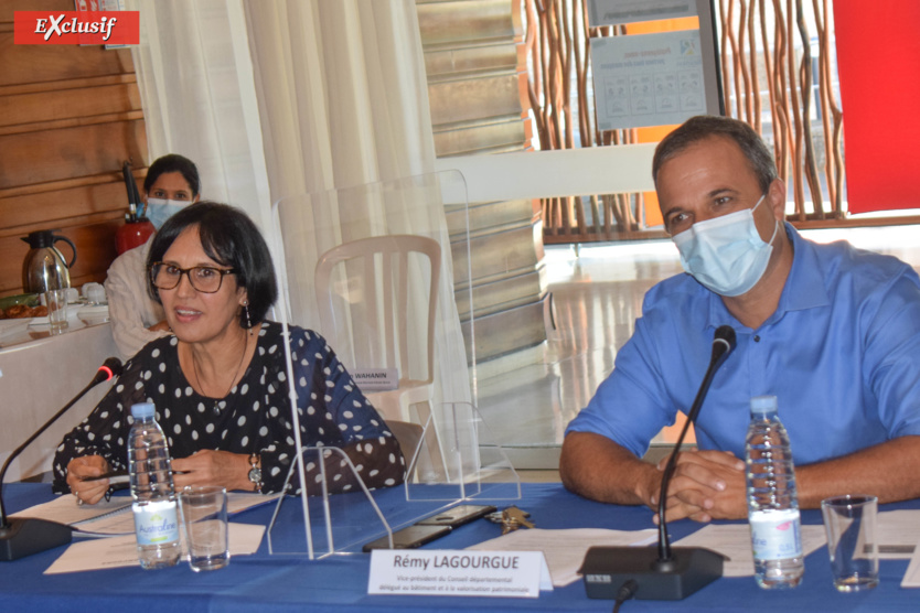 Claudette Grondin, vice-présidente du Département, et Rémy Lagourgue, conseiller départemental Claudette Grondin, vice-présidente du Département, et Rémy Lagourgue, conseiller départemental