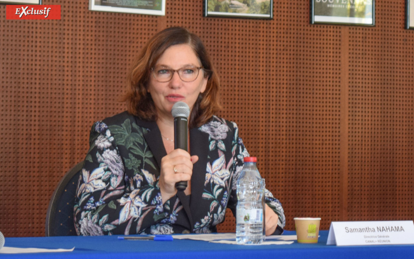 Samantha Nahama, directrice générale de Canal+ Réunion Samantha Nahama, directrice générale de Canal+ Réunion