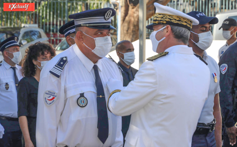 Cérémonie d'hommage aux policiers morts, victimes du devoir Cérémonie d'hommage aux policiers morts, victimes du devoir