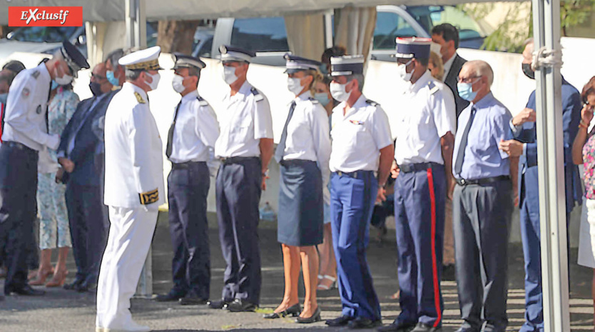 Cérémonie d'hommage aux policiers morts, victimes du devoir Cérémonie d'hommage aux policiers morts, victimes du devoir