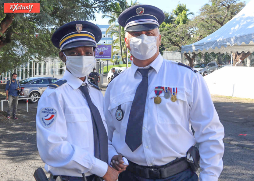 Cérémonie d'hommage aux policiers morts, victimes du devoir Cérémonie d'hommage aux policiers morts, victimes du devoir