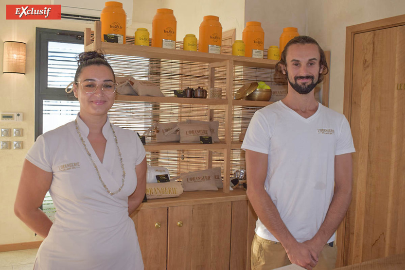 Eva Boyer, responsable du wellness spa, et Yoann Desbordes, praticien Eva Boyer, responsable du wellness spa, et Yoann Desbordes, praticien