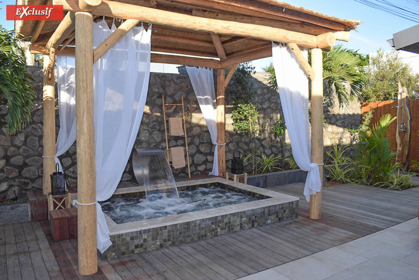 Un beau patio, privatisable Un beau patio, privatisable