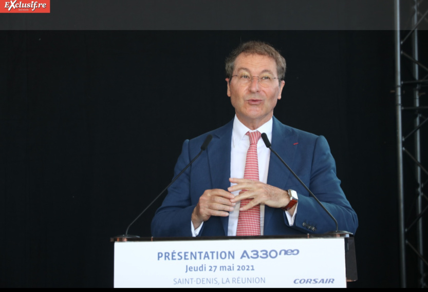 Pascal de Izaguirre, PDG de Corsair: "La desserte de l'outre-mer fait partie de l'ADN de Corsair" Pascal de Izaguirre, PDG de Corsair: "La desserte de l'outre-mer fait partie de l'ADN de Corsair"