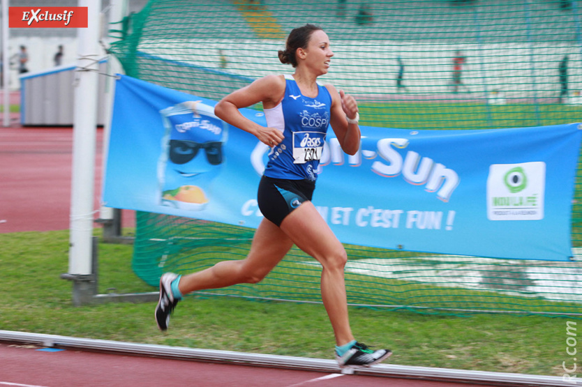 4'43'', meilleure performance 2021 sur le 1500m pour Emma Métro. Un chrono qui risque encore de bouger...