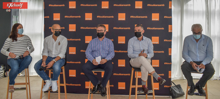 Les intervenants de la conférence de presse Les intervenants de la conférence de presse