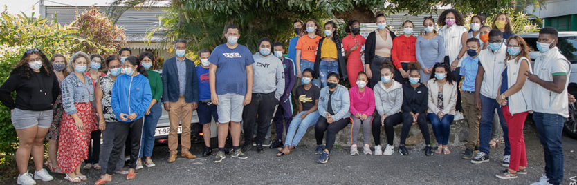 38 élèves ont participé aux 4 ateliers au Tampon (photo Bruno Bamab/Com CD)