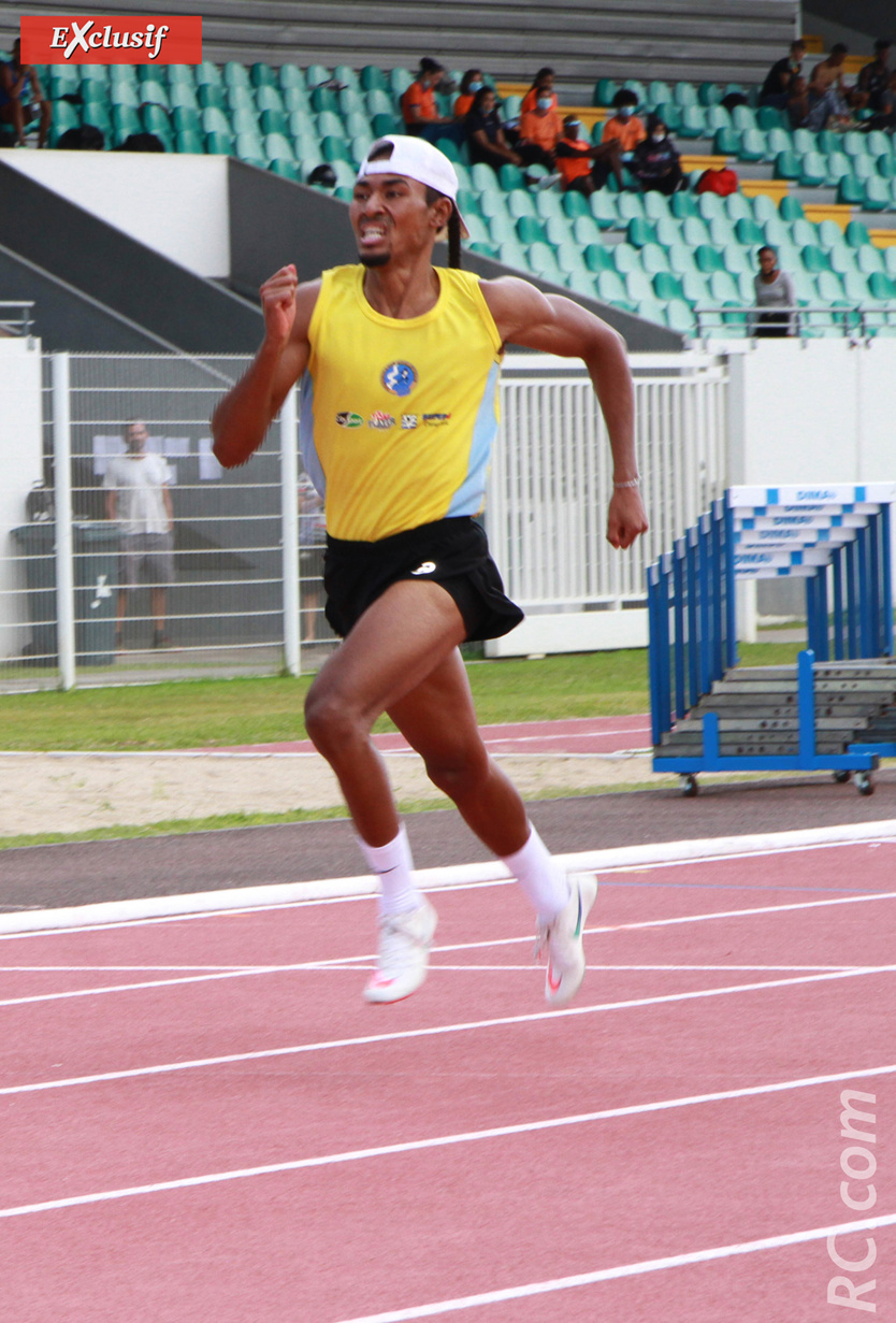 Cédric Lacouture a doublé la mise, sur le 200m et le 400m Cédric Lacouture a doublé la mise, sur le 200m et le 400m
