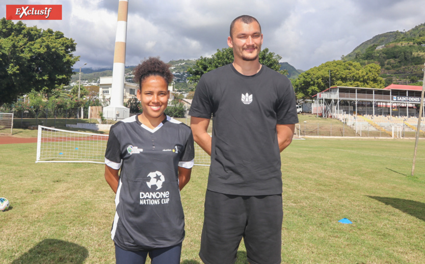 Fanny Hoarau et Ludovic Ajorque