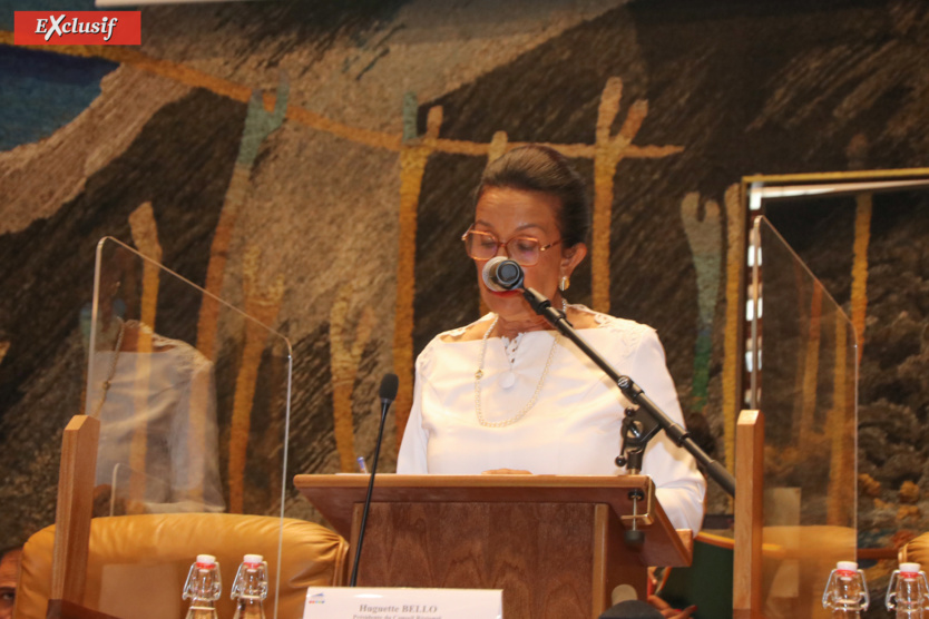 Huguette Bello a prononcé un discours de politique générale Huguette Bello a prononcé un discours de politique générale