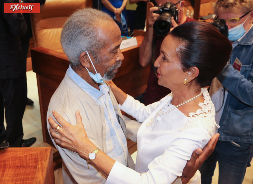 Jean-Yves Langenier et Huguette Bello