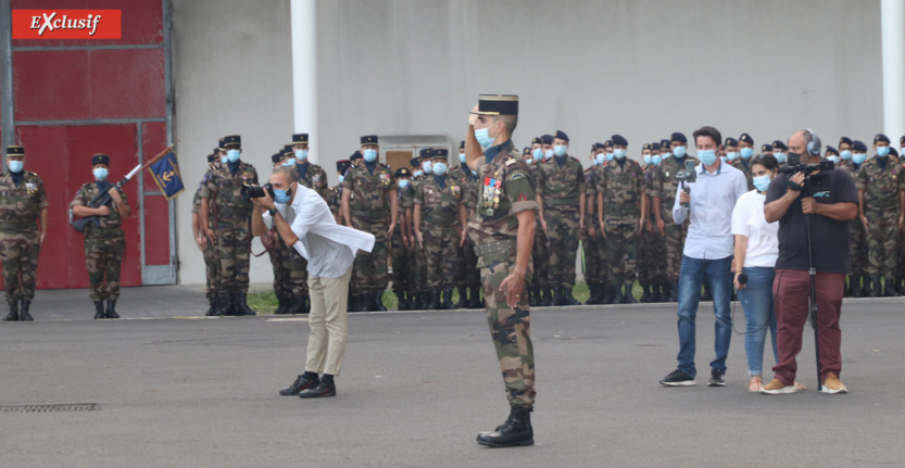 RSMA-R: passation de commandement chef de corps