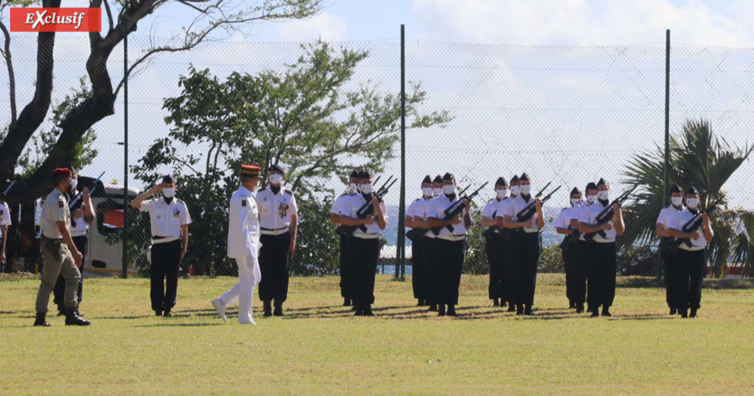 La cérémonie a eu lieu à la Caserne Lambert de Saint-Denis La cérémonie a eu lieu à la Caserne Lambert de Saint-Denis