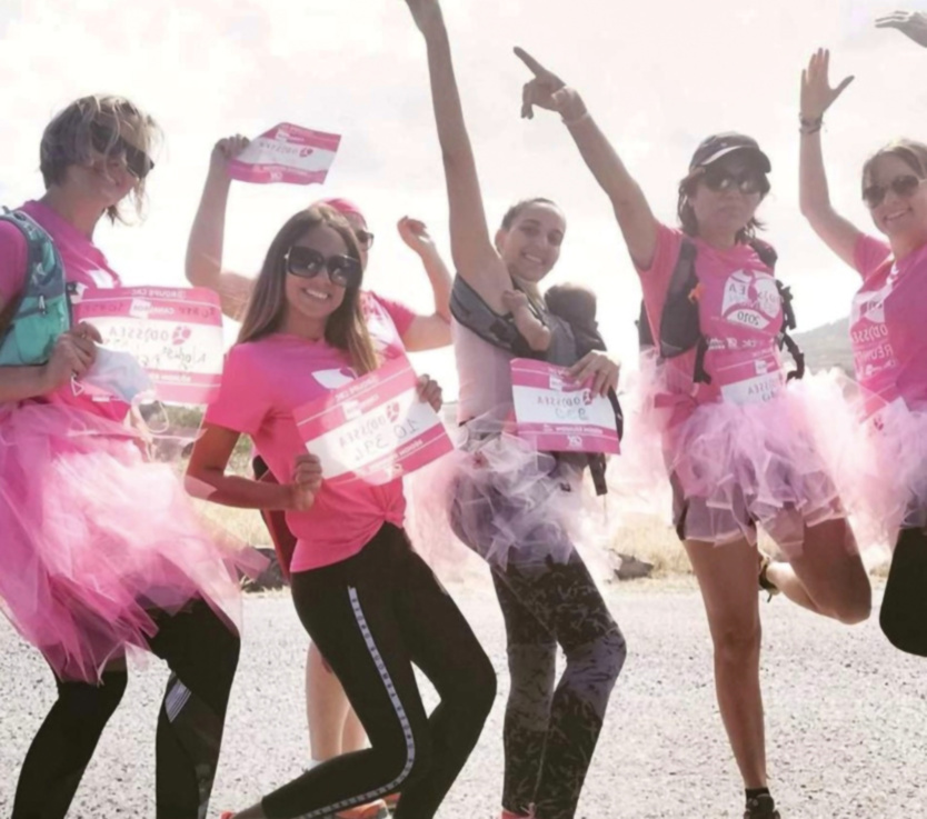 Des jeunes femmes apparemment très heureuses de participer à Odysséa Des jeunes femmes apparemment très heureuses de participer à Odysséa