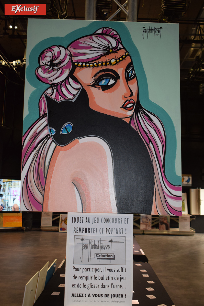 Un jeu-concours est aussi mis en opace avec un tableau à gagner Un jeu-concours est aussi mis en opace avec un tableau à gagner