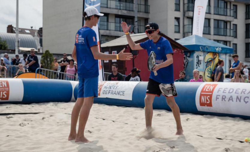 Mahé Bourjea et Thomas Portolleau, champions de France 2021 15/16 ans