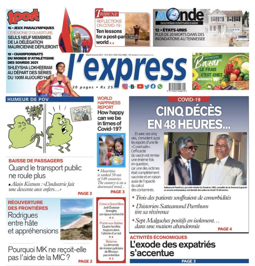 L'île Maurice assouplit l'accueil des voyageurs, mais l'épidémie flambe à nouveau dans le pays L'île Maurice assouplit l'accueil des voyageurs, mais l'épidémie flambe à nouveau dans le pays